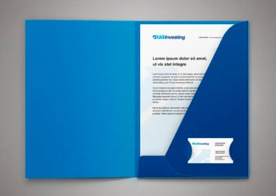 Фірмовий стиль для компанії «UAinvesting»