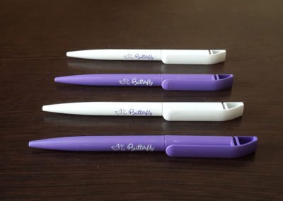 Брендовані ручки для виставки «Butterfly»